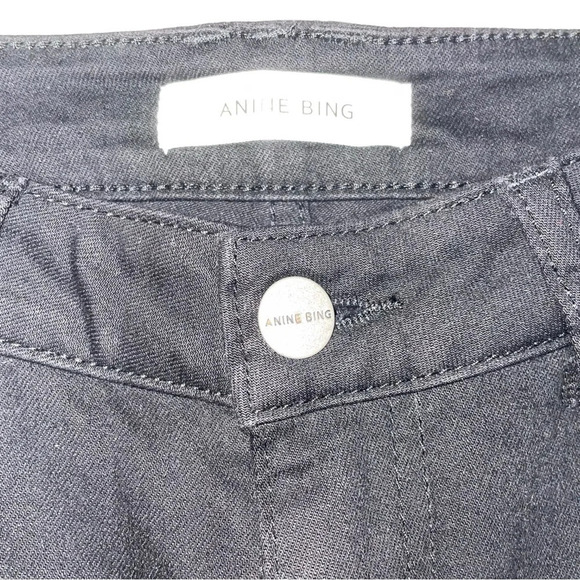 ANINE BING Christy Mid-Rise Skinny Jeans Black Y2K 2000’s Size 24 - Picture 11 of 12